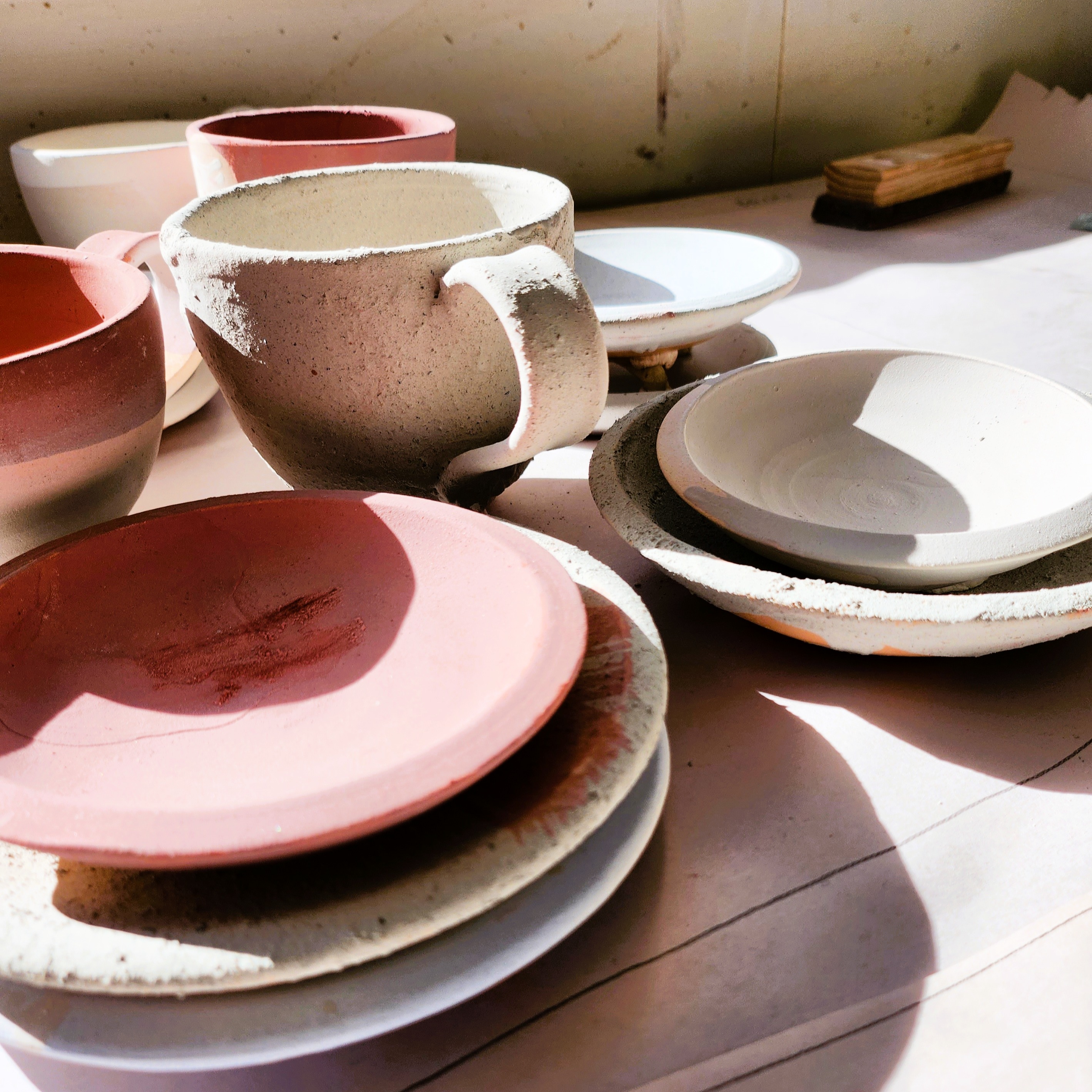 Glazed ready for firing